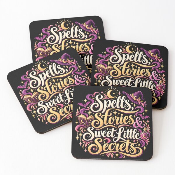 Item preview, Spells, Stories & Sweet Little Secrets | Witchy Halloween Magic Book Lover Design designed and sold by K3DreamKreations .