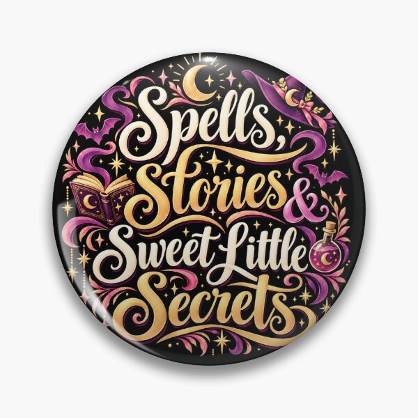 Item preview, Spells, Stories & Sweet Little Secrets | Witchy Halloween Magic Book Lover Design designed and sold by K3DreamKreations .