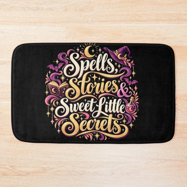 Item preview, Spells, Stories & Sweet Little Secrets | Witchy Halloween Magic Book Lover Design designed and sold by K3DreamKreations .