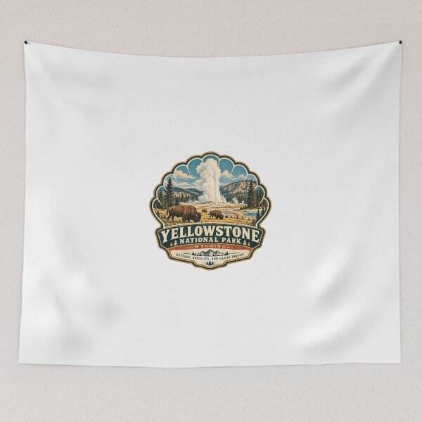 Item preview, Yellowstone National Park Wyoming Geysers, Grizzlies, And Grand Prisms Travel Souvenir Hiker designed and sold by Simsimah26Parks.