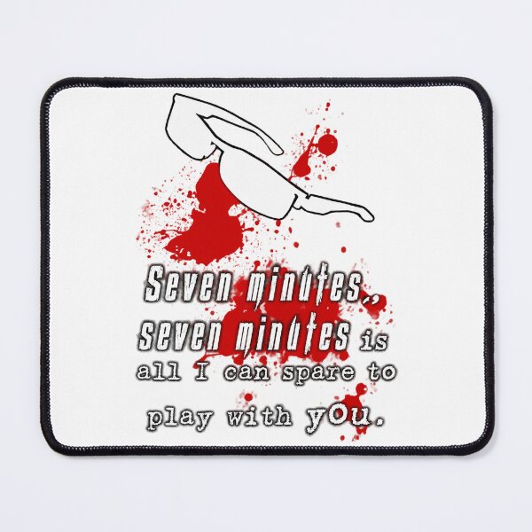 Item preview, Seven Minutes Wesker Quote Inspirational Design for Fans designed and sold by ANUP DAS.