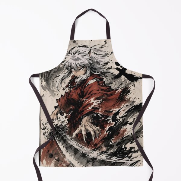 Item preview, White Haired Yokai Warrior – Japanese Ink Fantasy Art designed and sold by Dyan4.