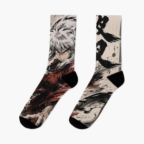 Item preview, White Haired Yokai Warrior – Japanese Ink Fantasy Art designed and sold by Dyan4.