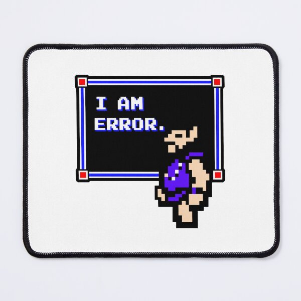 Item preview, I AM ERROR Retro Gaming Quote Design for Fans of Classic Video Games designed and sold by imagenes.