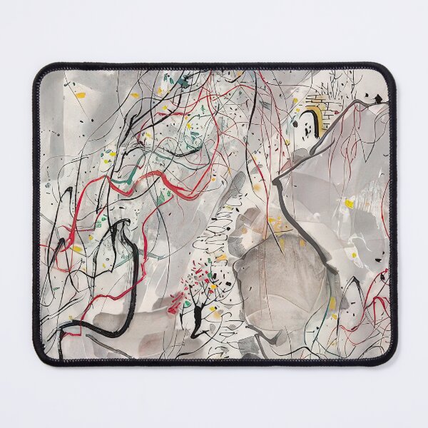 Item preview, 武夷山径 - abstract expressionism, ink and wash painting designed and sold by NeonCanvasDream.