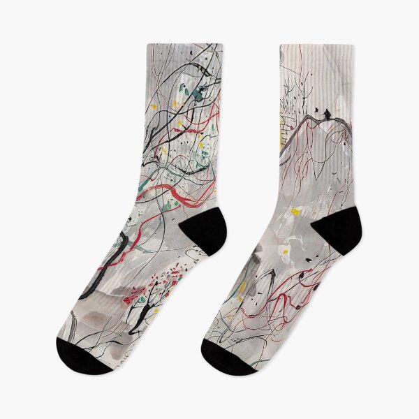 Item preview, 武夷山径 - abstract expressionism, ink and wash painting designed and sold by NeonCanvasDream.