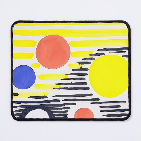 Item preview, 7 circles abstract 1966 designed and sold by NeonCanvasDream.