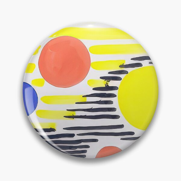 Item preview, 7 circles abstract 1966 designed and sold by NeonCanvasDream.