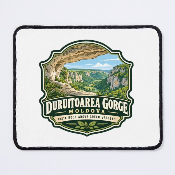 Item preview, Duruitorea Gorge Moldova White Rock Above Green Valleys Travel Nature Landscape Souvenir designed and sold by Simsimah26Parks.
