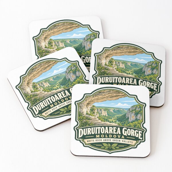 Item preview, Duruitorea Gorge Moldova White Rock Above Green Valleys Travel Nature Landscape Souvenir designed and sold by Simsimah26Parks.