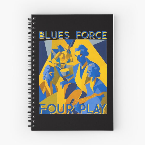 Item preview, Blues Force Four Play Abstract Jazz Quartet Geometric Art designed and sold by mac-lux.