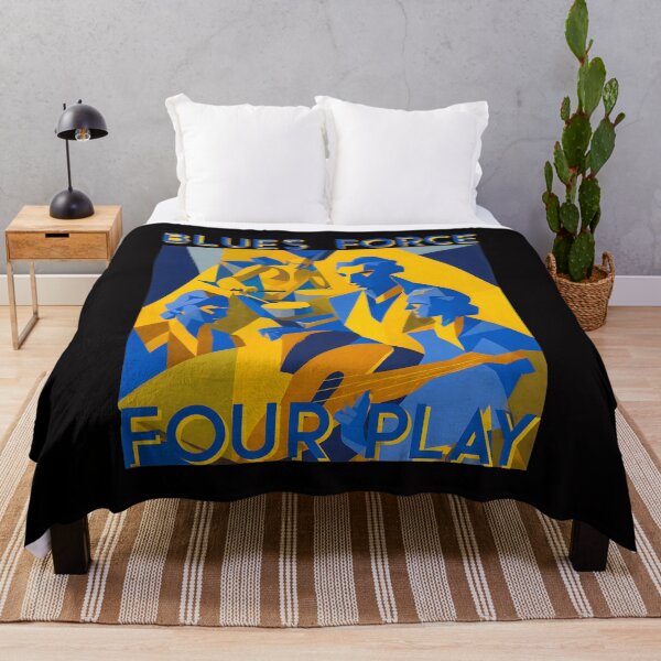 Item preview, Blues Force Four Play Abstract Jazz Quartet Geometric Art designed and sold by mac-lux.