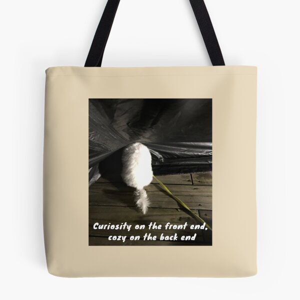 Item preview, Curiosity on the Front End Cozy on the Back End Dog Camping Shirt designed and sold by NomadIdeasCo.