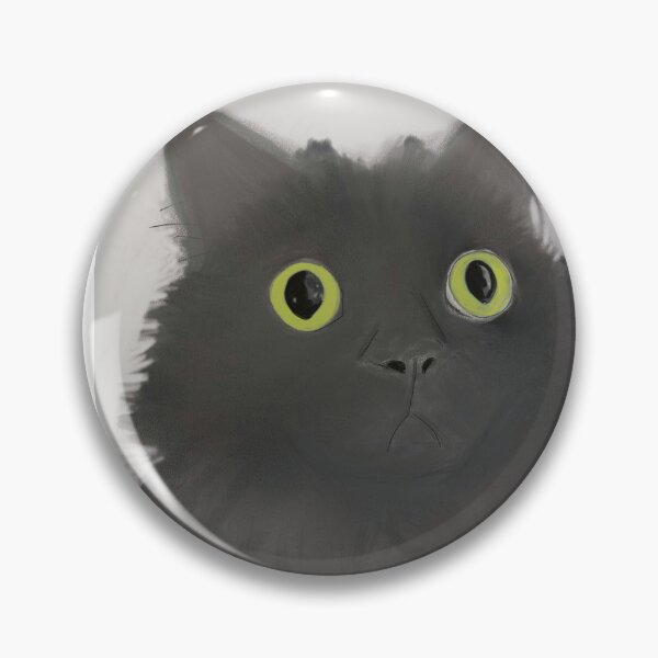Item preview, Portrait of a black Munchkin cat  designed and sold by 8bitblackcat.