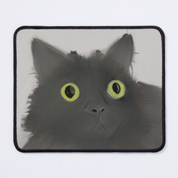 Item preview, Portrait of a black Munchkin cat  designed and sold by 8bitblackcat.