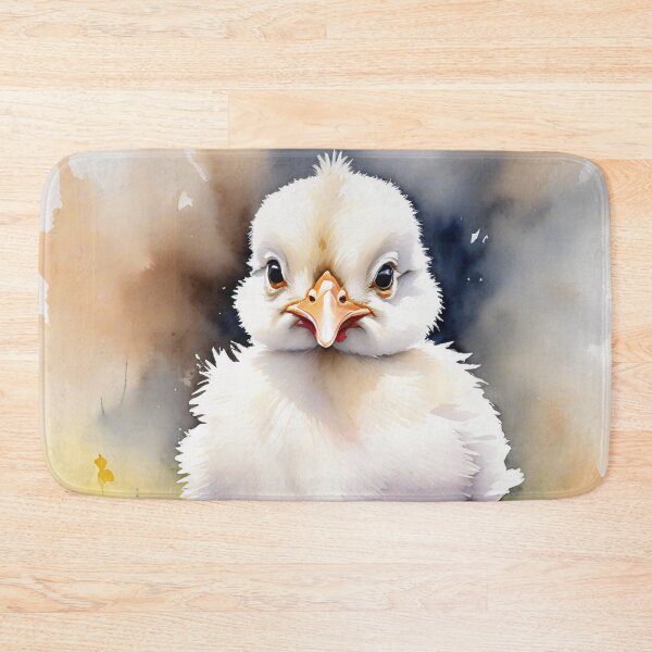 Item preview, Cute Fluffy Baby Chick Watercolor Art designed and sold by Hackl20.
