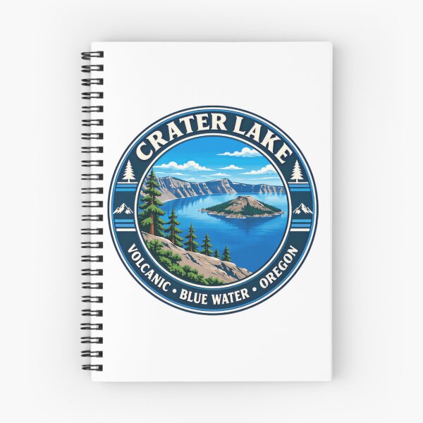 Item preview, Crater Lake Volcanic Blue Water Oregon National Park Travel Hiker designed and sold by NeedForParks.