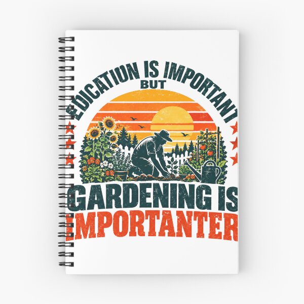 Item preview, Education Is Important But Gardening Is Importanter Gardener Plant Lover Hobby designed and sold by SEEM-drawing.