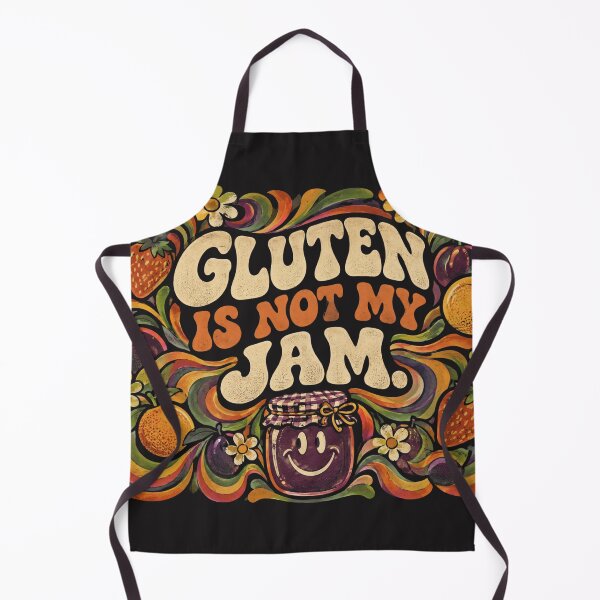 Item preview, Gluten Is Not My Jam – Retro 70s Groovy Gluten Free – Celiac & Celiac Awareness Tee designed and sold by bobscraze.