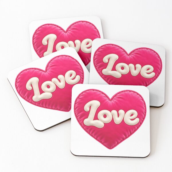 Item preview, Puffy Heart Love designed and sold by TheVibeBottle.