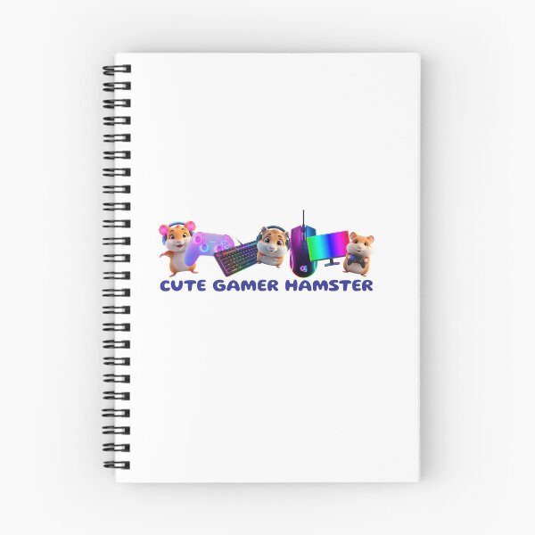 Item preview, Pause My Game No Cute RGB Gaming Hamster Graphic designed and sold by Gameshalah's Designs Hub.