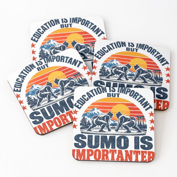 Item preview, Education Is Important But Sumo Is Importanter Sumo Wrestling Japan Fan designed and sold by SEEM-drawing.