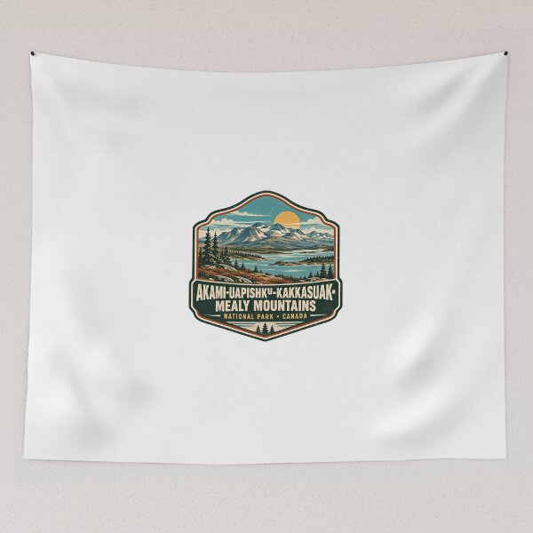 Item preview, Akami-Uapishku-Kakkasuak-Mealy Mountains National Park Canada Outdoors Travel Hiking designed and sold by Simsimah26Parks.