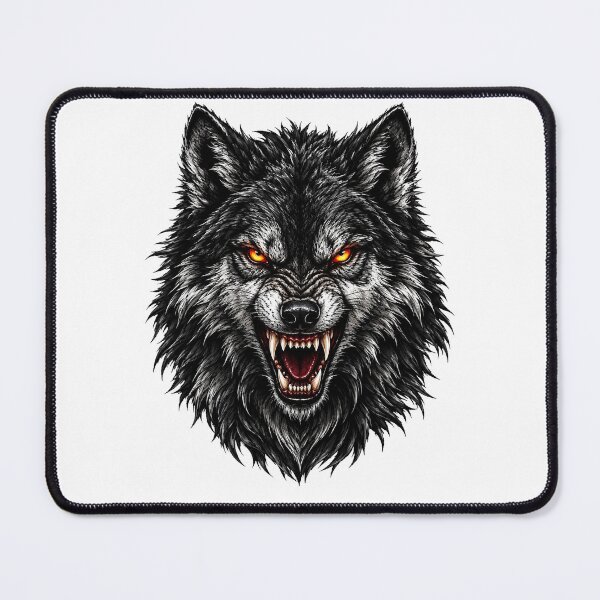 Item preview, Vintage Halloween Wolf Face designed and sold by QuiteOrbit.