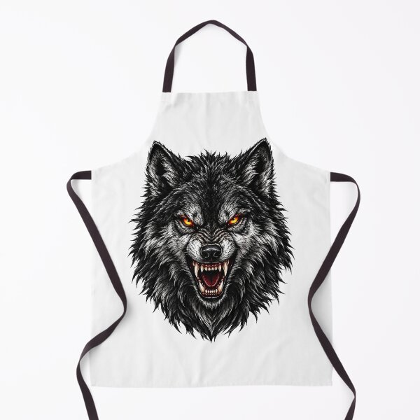 Item preview, Vintage Halloween Wolf Face designed and sold by QuiteOrbit.