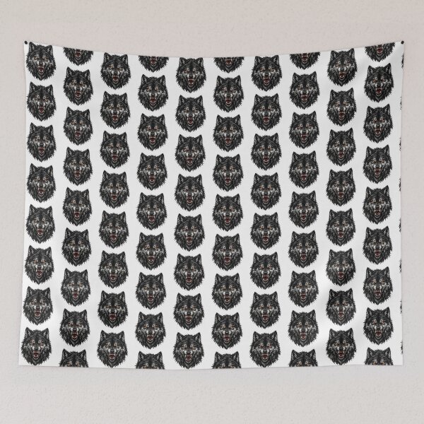 Item preview, Vintage Halloween Wolf Face designed and sold by QuiteOrbit.
