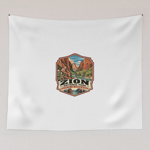 Item preview, Zion National Park Cliffs Of The Virgin River Utah Traveler Hiker Outdoors Souvenir designed and sold by Simsimah26Parks.