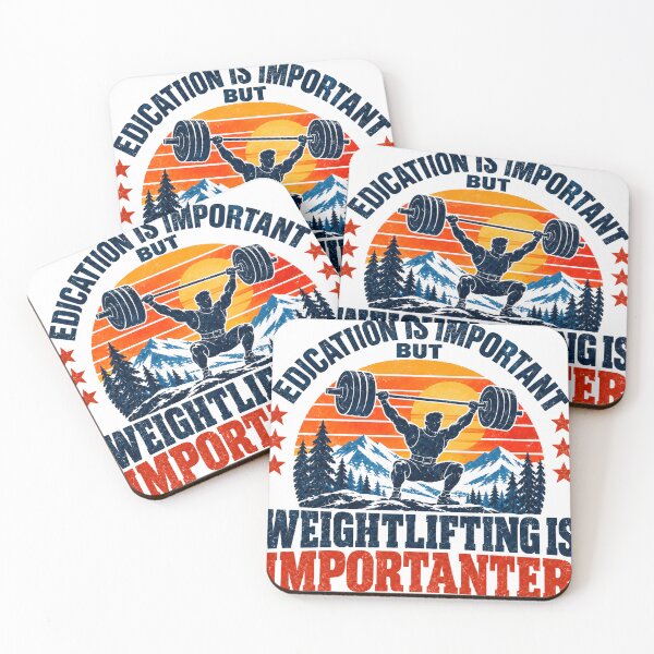 Item preview, Education Is Important But Weightlifting Is Importanter | Weightlifting Gym Fitness Powerlifting Lifter Workout designed and sold by SEEM-drawing.