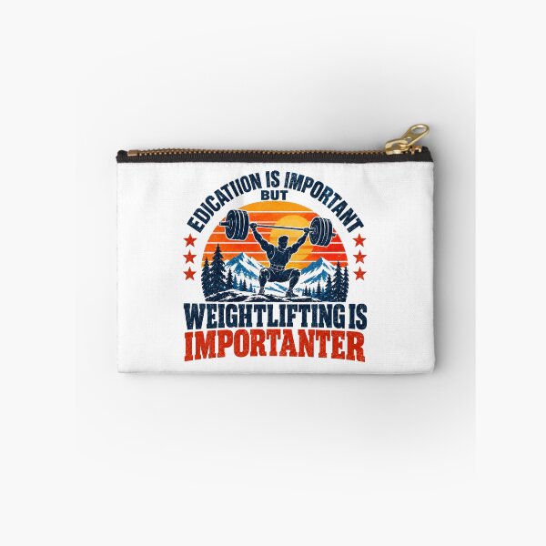 Item preview, Education Is Important But Weightlifting Is Importanter | Weightlifting Gym Fitness Powerlifting Lifter Workout designed and sold by SEEM-drawing.