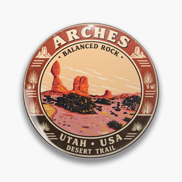 Item preview, Arches Balanced Rock Utah USA Desert Trail National Park Travel Hiker designed and sold by NeedForParks.