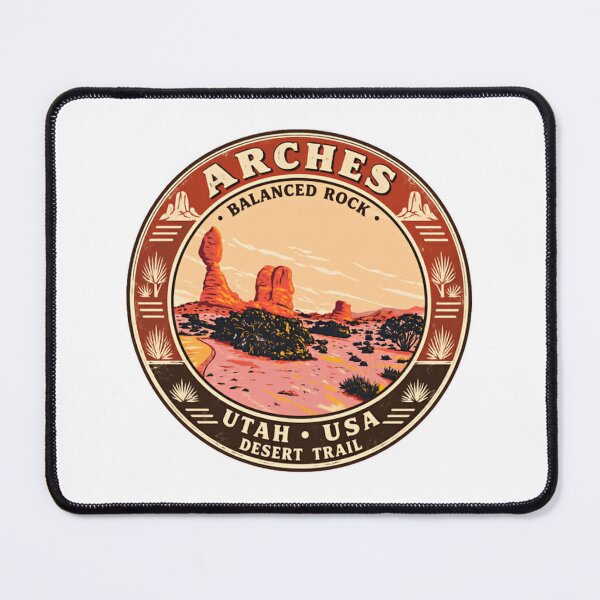 Item preview, Arches Balanced Rock Utah USA Desert Trail National Park Travel Hiker designed and sold by NeedForParks.