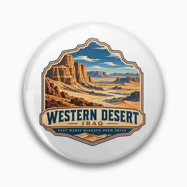 Item preview, Western Desert Iraq Vast Wadis Beneath Open Skies Travel Geography Veteran designed and sold by Simsimah26Parks.