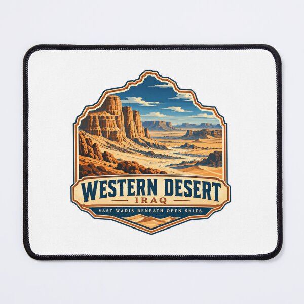 Item preview, Western Desert Iraq Vast Wadis Beneath Open Skies Travel Geography Veteran designed and sold by Simsimah26Parks.