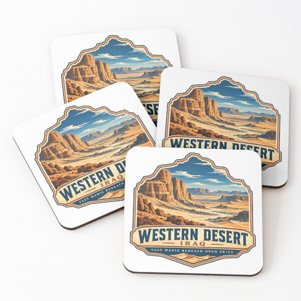 Item preview, Western Desert Iraq Vast Wadis Beneath Open Skies Travel Geography Veteran designed and sold by Simsimah26Parks.