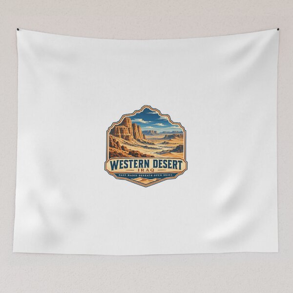 Item preview, Western Desert Iraq Vast Wadis Beneath Open Skies Travel Geography Veteran designed and sold by Simsimah26Parks.