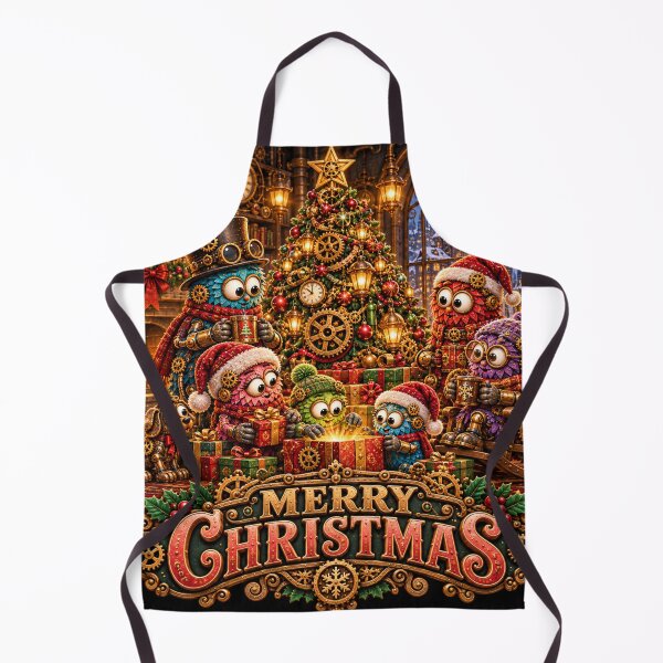 Item preview, Merry Christmas, Family Gathering, Steampunk Christmas Art designed and sold by TheThinglings.
