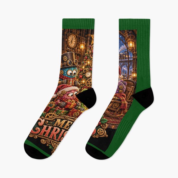Item preview, Merry Christmas, Family Gathering, Steampunk Christmas Art designed and sold by TheThinglings.