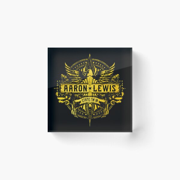 Item preview, Aaron Lewis State In Emblem Gold Black  designed and sold by sil-gen-rove.