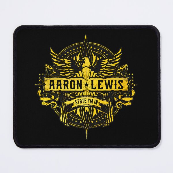 Item preview, Aaron Lewis State In Emblem Gold Black designed and sold by sil-gen-rove.