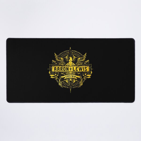 Item preview, Aaron Lewis State In Emblem Gold Black designed and sold by sil-gen-rove.
