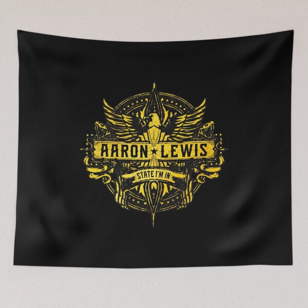 Item preview, Aaron Lewis State In Emblem Gold Black  designed and sold by sil-gen-rove.