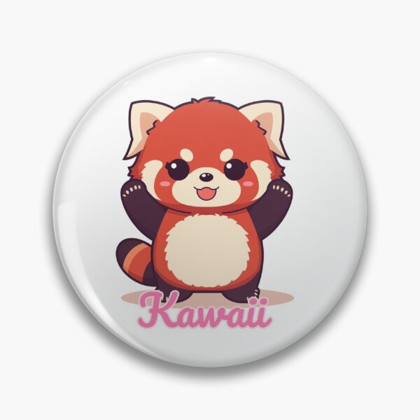 Item preview, Fear Me Fierce Cute Kawaii Standing Red Panda Graphic designed and sold by Gameshalah's Designs Hub.