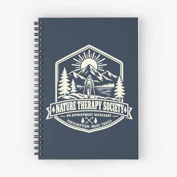 Item preview, Nature Therapy Society – Prescription More Trails Vintage Hiking designed and sold by NomadIdeasCo.