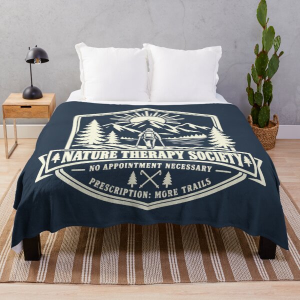 Item preview, Nature Therapy Society – Prescription More Trails Vintage Hiking designed and sold by NomadIdeasCo.