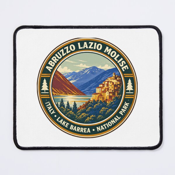 Item preview, Abruzzo Lazio Molise Italy Lake Barrea National Park Travel Souvenir Wanderlust designed and sold by NeedForParks.