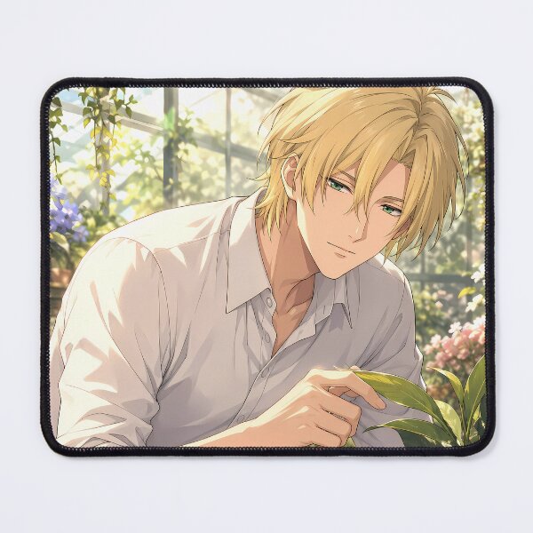 Item preview, Ash Lynx Banana Fish Peaceful Sunlit Greenhouse Garden designed and sold by mildaclairmo.